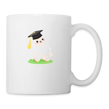 Alpaka Studium Absolvent Bachelor Schulabschluss - Tasse - Weiß - Rechts
