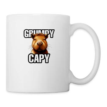 Grumpy Capybara - Ok I pull Up Meme - Cute Animal - Mug - white - Right