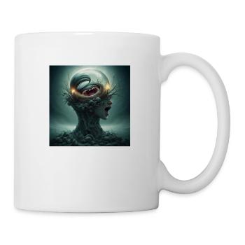 Peur - Mug blanc - blanc - Droite