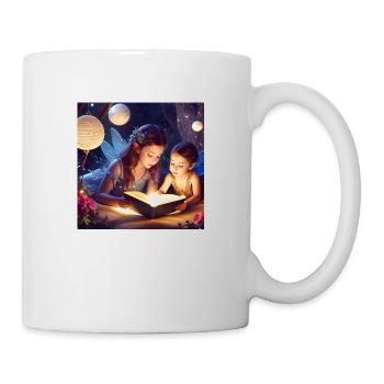 L’heure du conte - Mug blanc - blanc - Droite