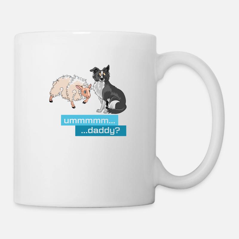Schafe hüten Daddy - Tasse - Weiß