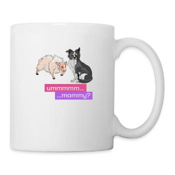Sheep herd mom - Mug - white - Right