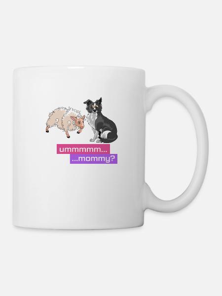 Sheep herd mom - Mug - white