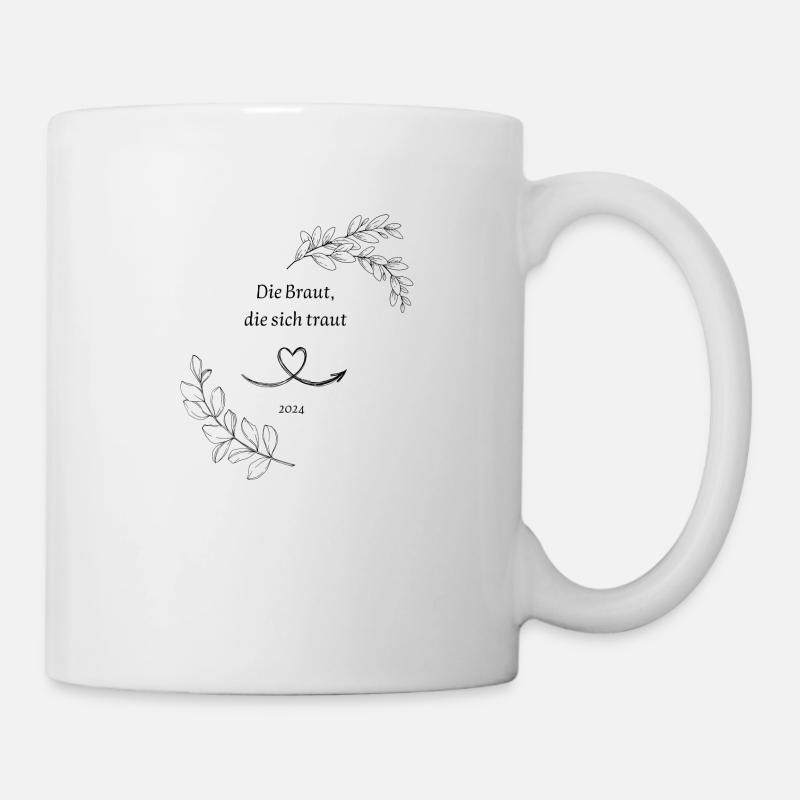 Die Braut, die sich traut 2024 - Tasse - Weiß