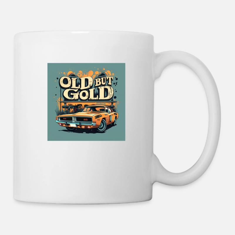 Old but gold - Tasse - Weiß