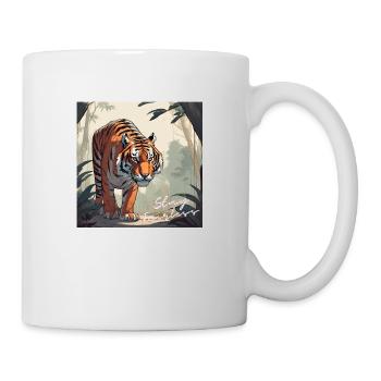 Stay Fearless - Tiger Design - Mug - white - Right