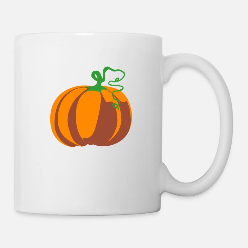 Kürbis - Tasse - Weiß