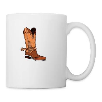Il n’y a rien de tel que le son de la ligne Boots Danc - Mug blanc - blanc - Droite