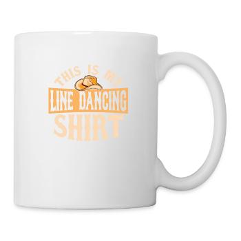 This Is My Line Dancing Shirt Country Music Wester - Mug - white - Right