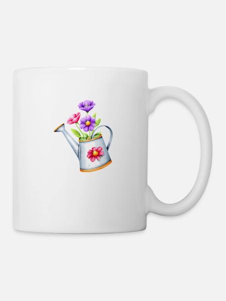 Hobbygärtner Gärtner Blume Garten Geschenk Blumen - Tasse - Weiß