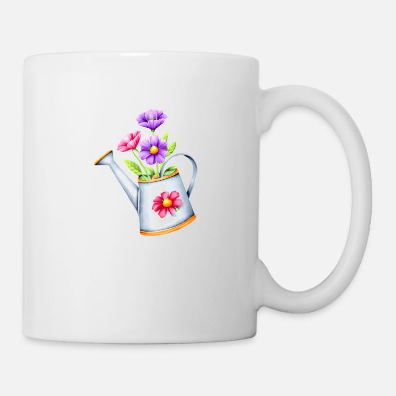 Hobbygärtner Gärtner Blume Garten Geschenk Blumen - Tasse - Weiß