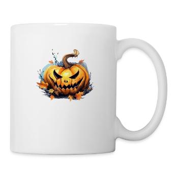 Halloween Jack - Tasse - Weiß - Rechts