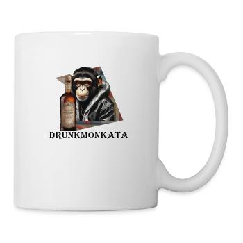 Drunkmonkata - Tasse - Weiß - Rechts