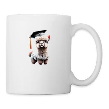 Bachelor Alpaca Graduation Studies Graduate - Mug - white - Right