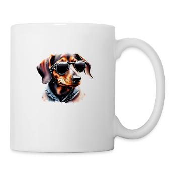 Dachshund Hunde Dackelwelpe Hund Hundehalter - Tasse - Weiß - Rechts