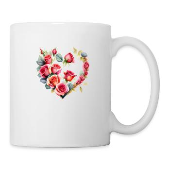 Love Engagement Valentine's Day Wedding Mother's Day - Mug - white - Right