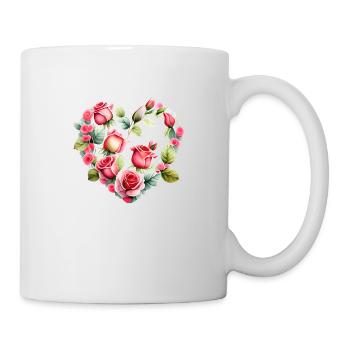 Valentine's Day, Wedding, Mother's Day, Love, Engagement - Mug - white - Right