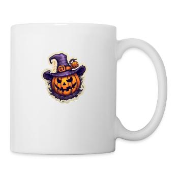 Ghostly Halloween design - Mug - white - Right