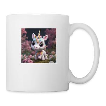 Super mignon Bébé Licorne II - Mug blanc - blanc - Droite