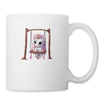 Super mignon bébé licorne - Mug blanc - blanc - Droite