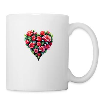 Fête des mères, Saint-Valentin, Mariage, Amour, Fiançailles - Mug blanc - blanc - Droite