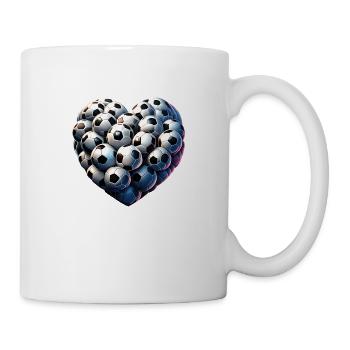 Fußballmannschaft Fußballdesign Fußballspieler - Tasse - Weiß - Rechts