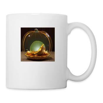 Inside by a glass gourd - Mug - white - Right