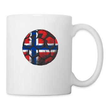 Norway Flag Scandinavia Norwegian Flag - Mug - white - Right