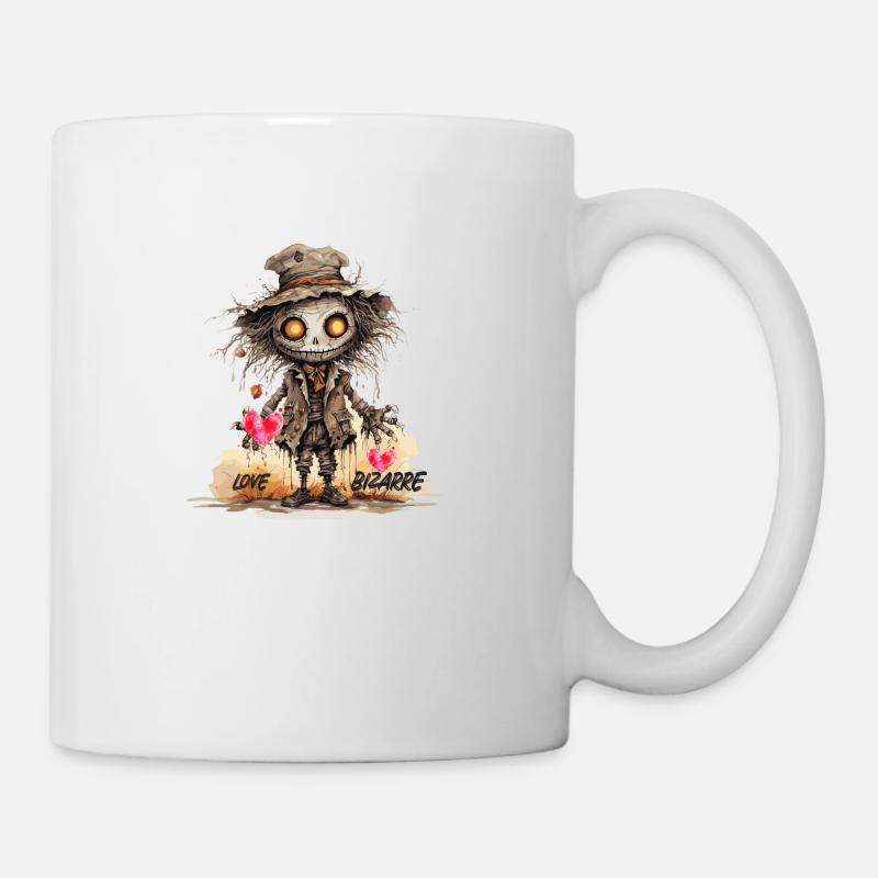 Seltsame Liebes-Vogelscheuche - Tasse - Weiß