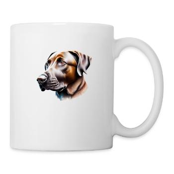 Chiot Labrador Retriever Labrador propriétaire - Mug blanc - blanc - Droite