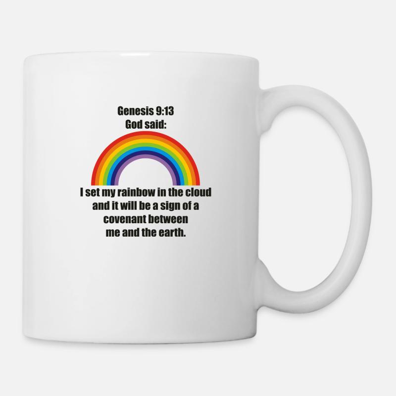 L’arc-en-ciel de Dieu - Mug blanc - blanc