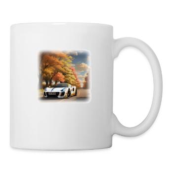 Sportwagen - Tasse - Weiß - Rechts