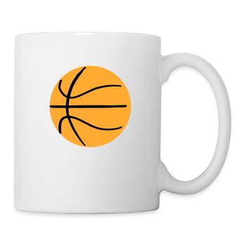 Planche de golf de basket-ball 1 copie - Mug blanc - blanc - Droite
