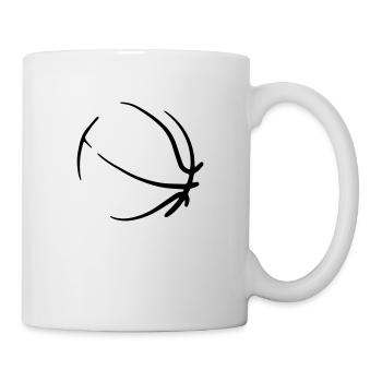 Basketball 08 - Tasse - Weiß - Rechts