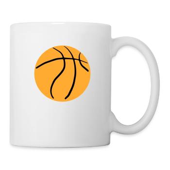 Basketball 21 - Tasse - Weiß - Rechts