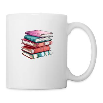 Buch Lesen Buchliebhaber Geschenk Bücher Leser - Tasse - Weiß - Rechts