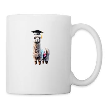 Bachelor Graduate School Leaving Certificate Alpaga Study - Mug blanc - blanc - Droite