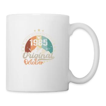 Oktober | the Legends wurden im Oktober 1985 geboren - Tasse - Weiß - Rechts