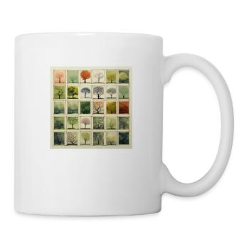 Winter is just around the corner. Autumn is already here. - Mug - white - Right