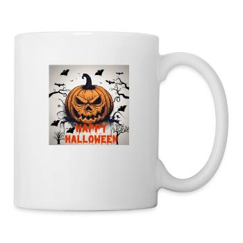 happy halloween - Tasse - Weiß - Rechts
