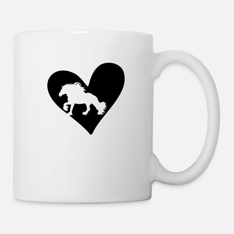 Cœur de bricolage - Mug blanc - blanc