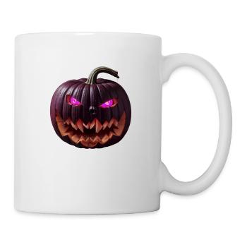 Halloween's Most Sinister Guest - The Evil Pumpkin - Mug - white - Right