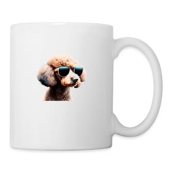 Caniche Dog Propriétaire Chien Love Poodle Puppy Puppy Puppy - Mug blanc - blanc - Droite