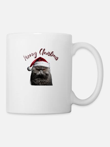 Meowy Christmas - Mug - white