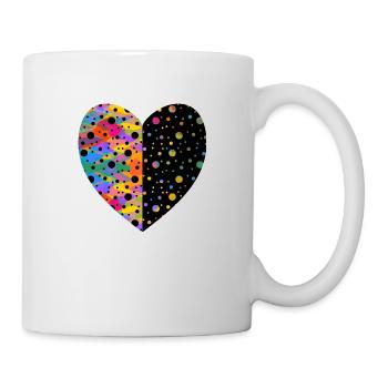 Herz - Tasse - Weiß - Rechts