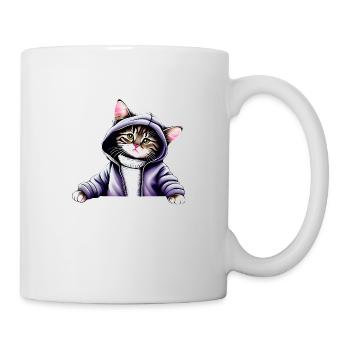 Cat Owner Domestic Cat Cat Pet Kitten - Mug - white - Right