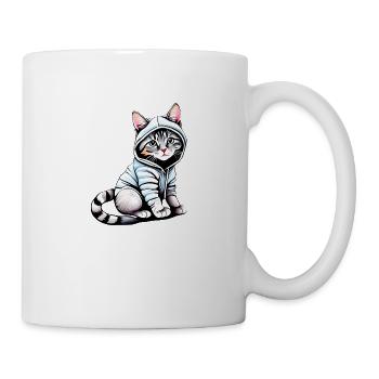 Cat Cat Owner Domestic Cat Pet Kitten - Mug - white - Right