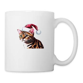 Bengal Cat Christmas Bengal Kitten Kitten - Mug - white - Right