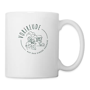 Bauherr Geschenkidee Traumhaus - Tasse - Weiß - Rechts