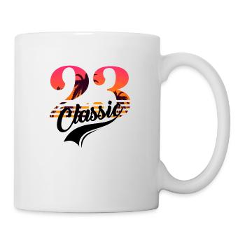 Jahrgang 1923-23-jähriges Jubiläum - Tasse - Weiß - Rechts
